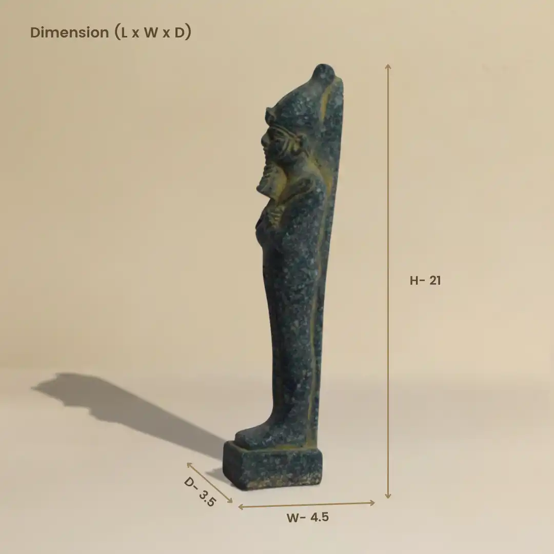 Osiris Egyptian Stone Sculpture | Luxury Décor Figurine - Image 6