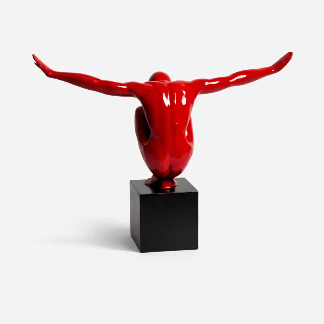 Majestic Rise Sculpture | Modern Human Form Art - Image 6