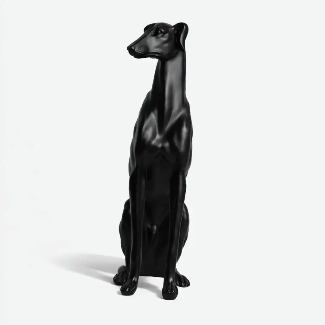 Loyal Sentinel | Elegant Greyhound Floor Sculpture - Image 3