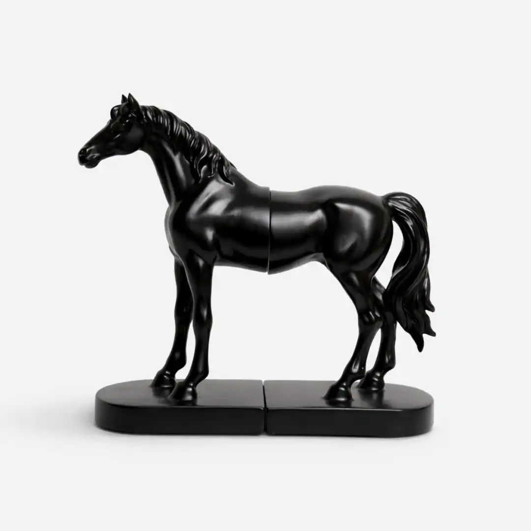 Stallion Bookends | Elegant Horse Book Support Set - Image 6