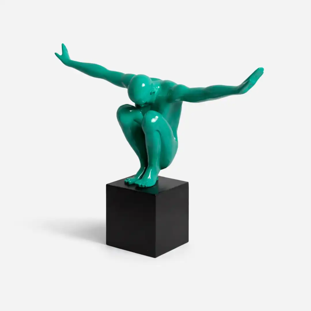 Majestic Rise Sculpture | Modern Human Form Art - Image 7