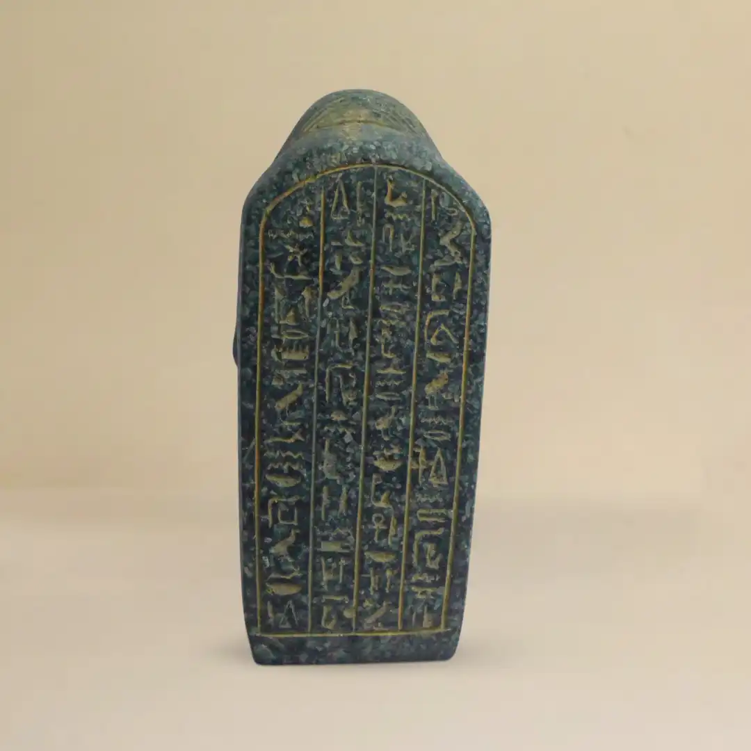 Egyptian Block Stone Sculpture | Luxury Ancient Décor Piece - Image 7