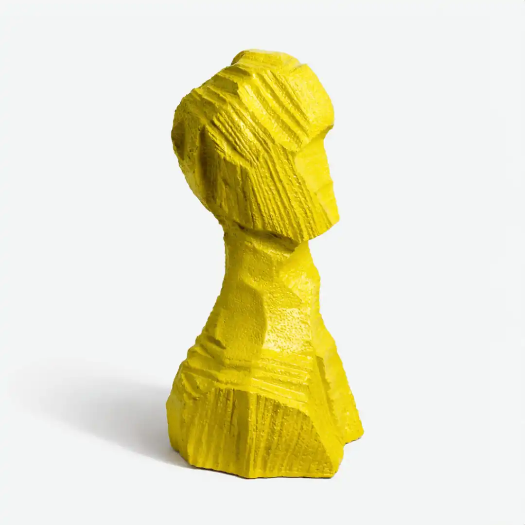 Scarlet Vision Sculpture | Modern Artistic Figurine | Luxury Statement Decor - Image 6