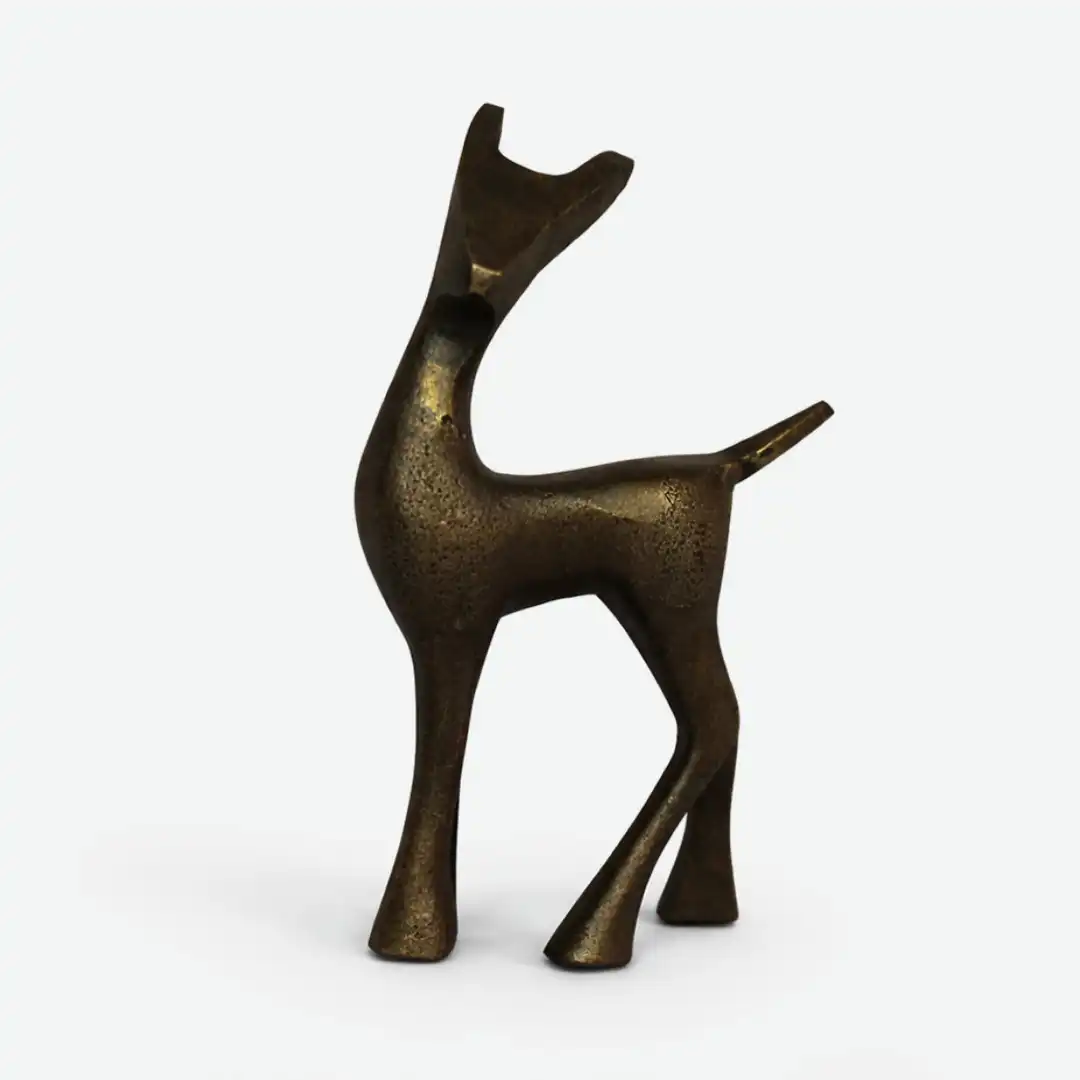 Nordic Style Deer Statue | Minimalist Animal Sculpture - Image 4