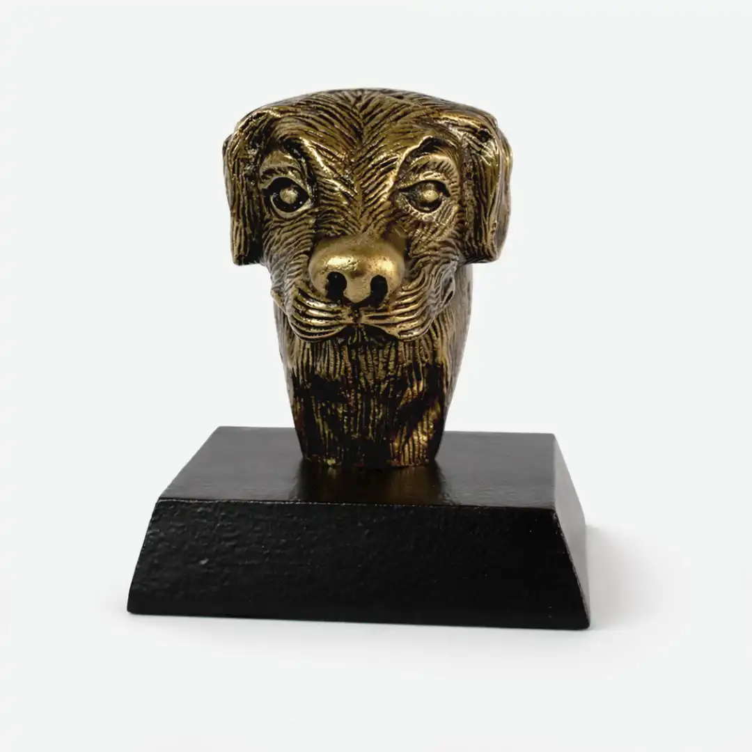 Imperial Dog Art Bust | Luxury Dog Sculpture - Image 5