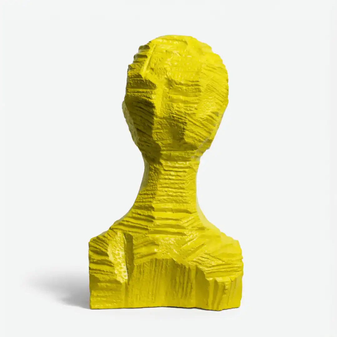 Scarlet Vision Sculpture | Modern Artistic Figurine | Luxury Statement Decor - Image 7