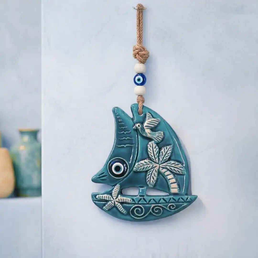 Evil Eye Sail of Protection Wall Art - Image 2