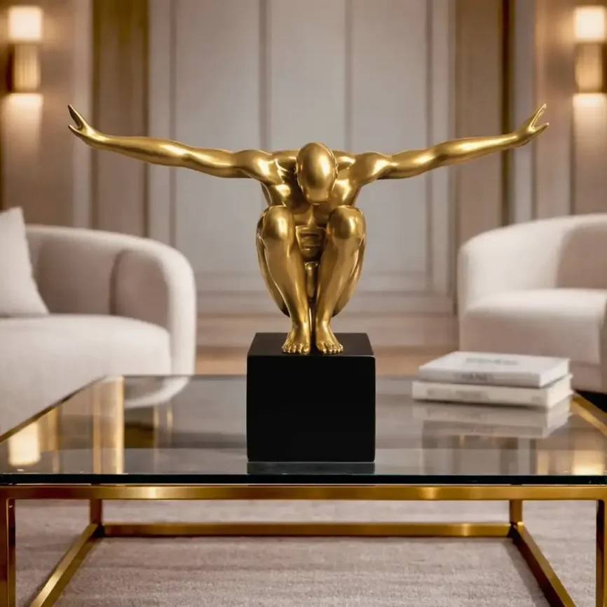 Majestic Rise Sculpture | Modern Human Form Art