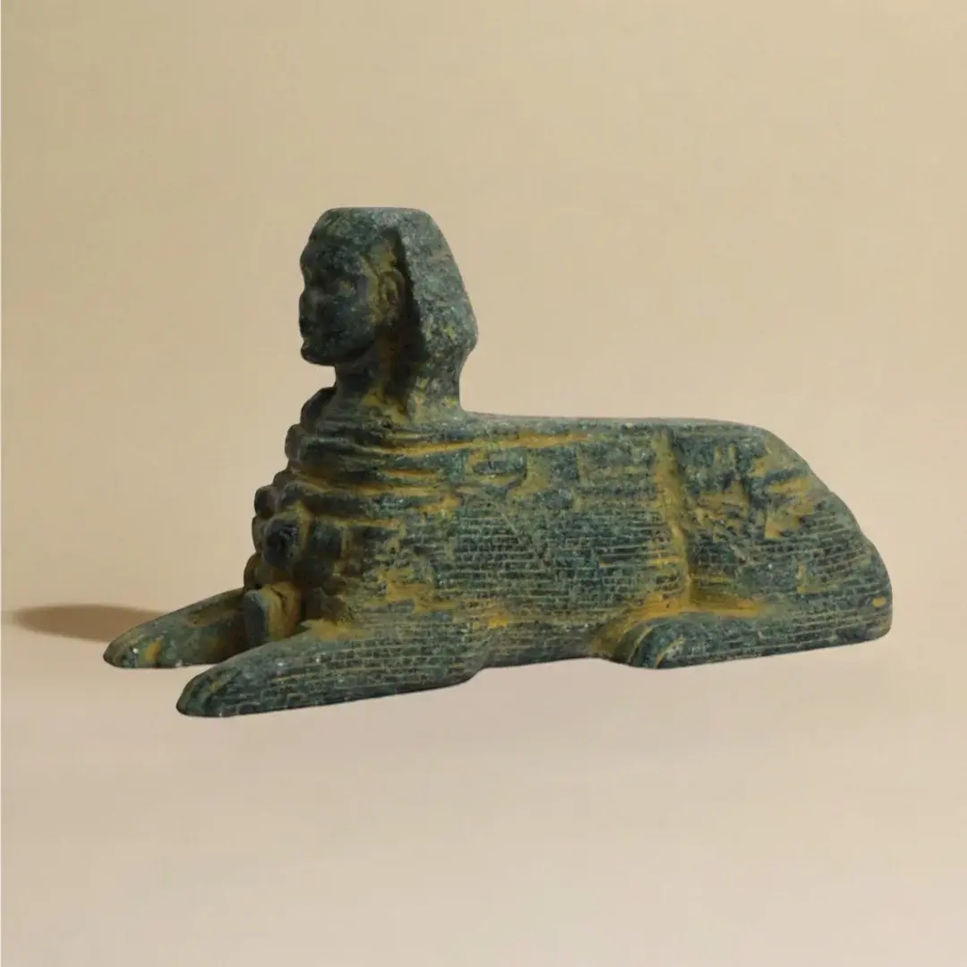 Sphinx Grand Guardian Sculpture (Large) | Luxury Egyptian Stone Décor - Image 3