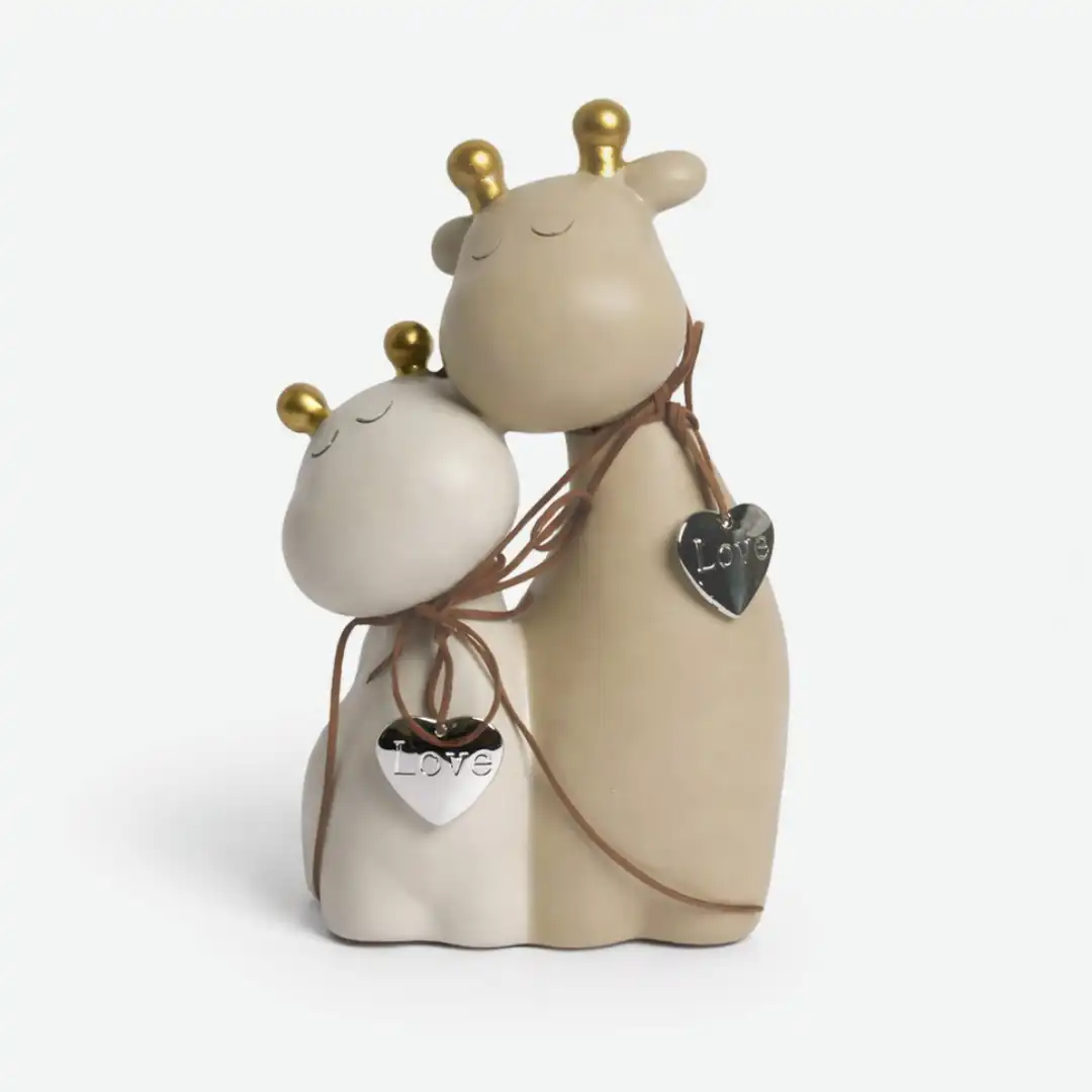 Little Tall Friend | Cute Giraffe Figurine Set - Image 3